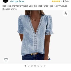Brand new, never worn, flowy blouse